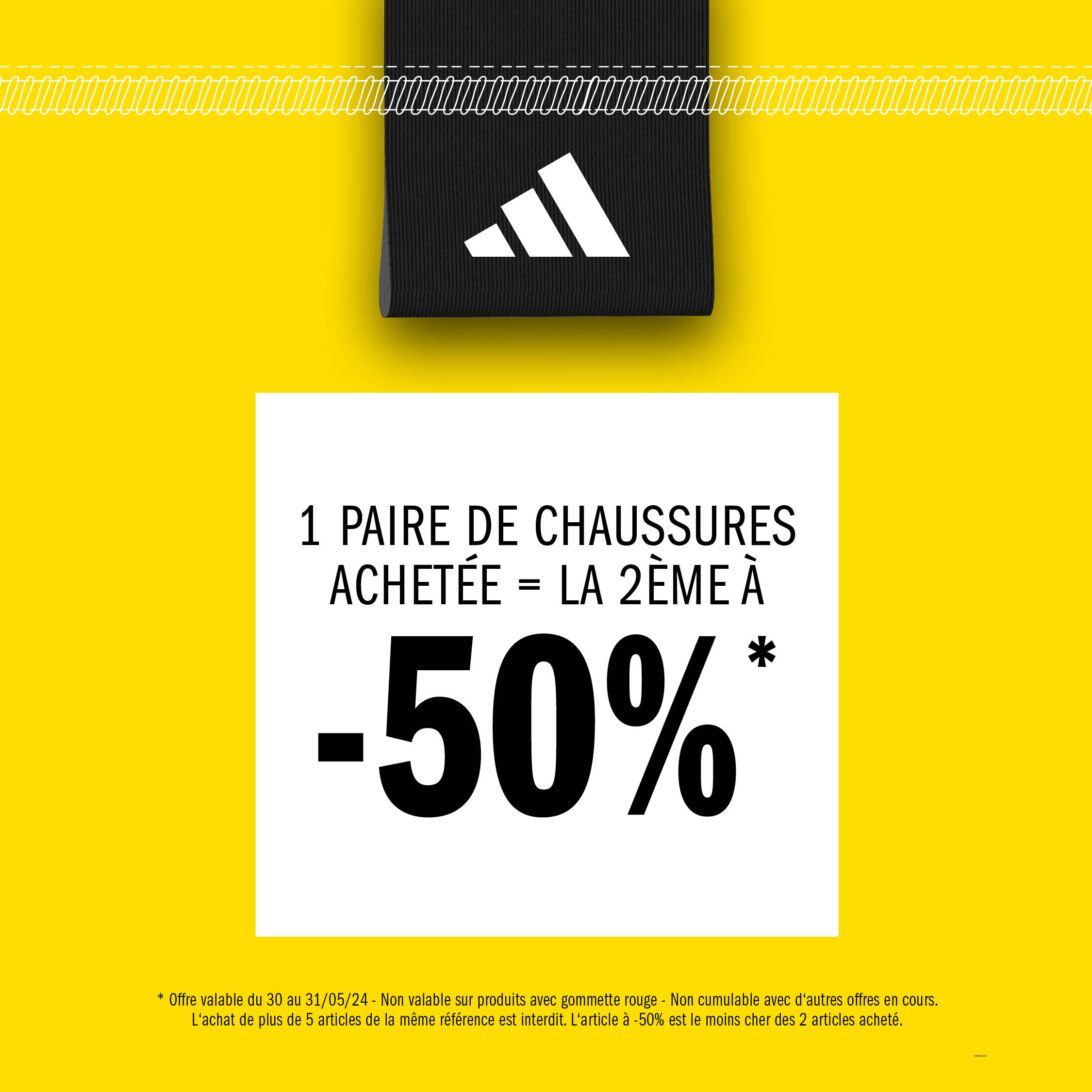Shopping Promenade - Offre Adidas ! - 1080x1080 crazydays - 1