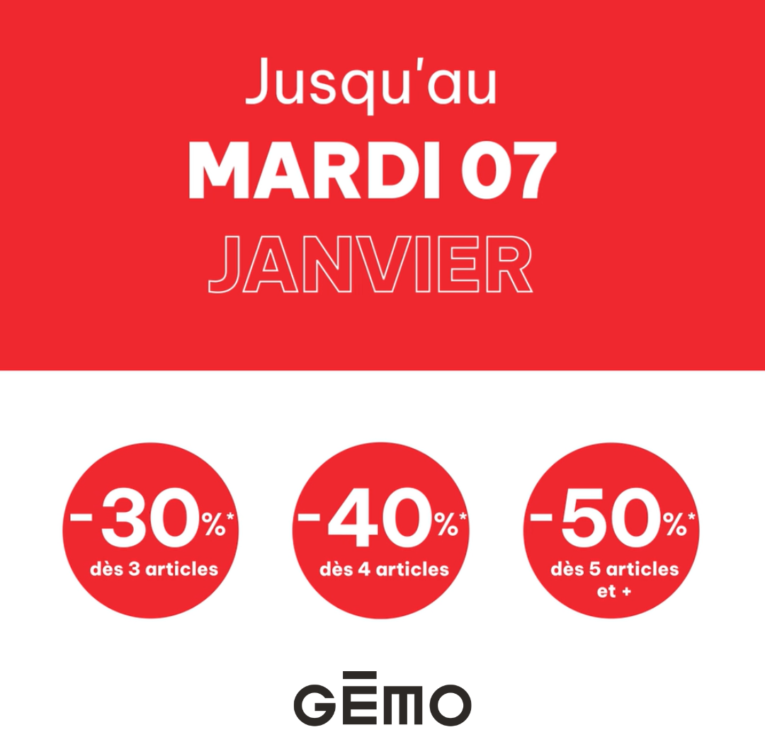 Shopping Promenade - Les journées plaisir chez Gémo ! - design sans titre 2024 12 18t120828986 - 1