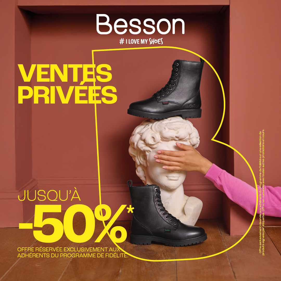 Shopping Promenade - Ventes privées chez Besson - reseaux sociaux 1080x1080 1 - 1