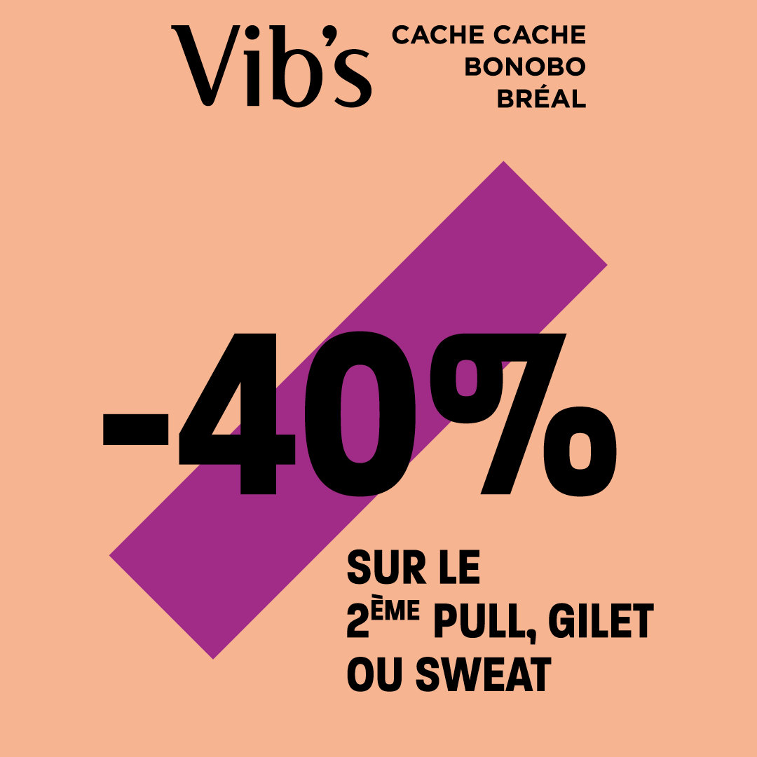 Shopping Promenade - Offre Vib's ! - 1080x1080 pull centre co pe25 - 1