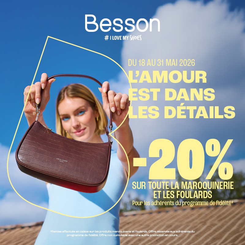 Shopping Promenade - -20% chez Besson Chaussures ! - e10c240d 7235 4974 9dc9 c0eb6a99de43 - 1